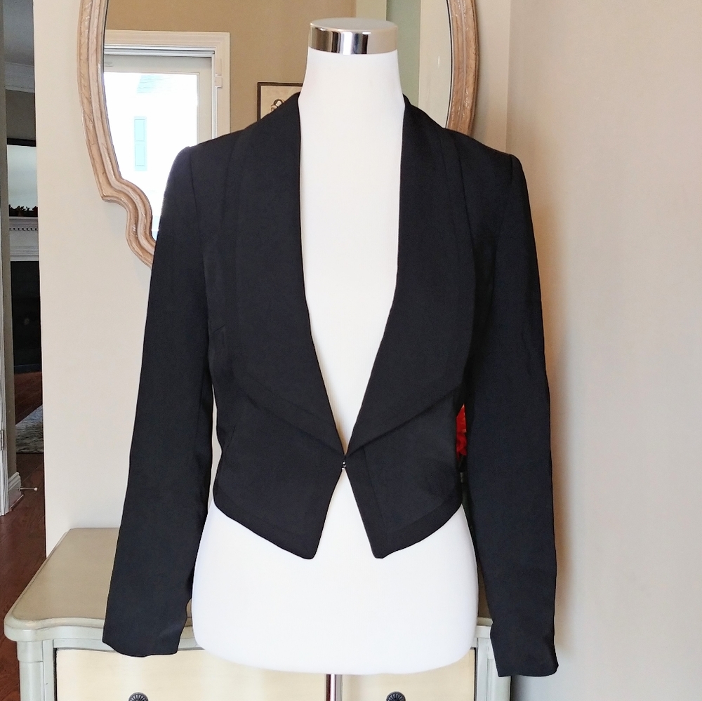 H&M Cropped Black Blazer